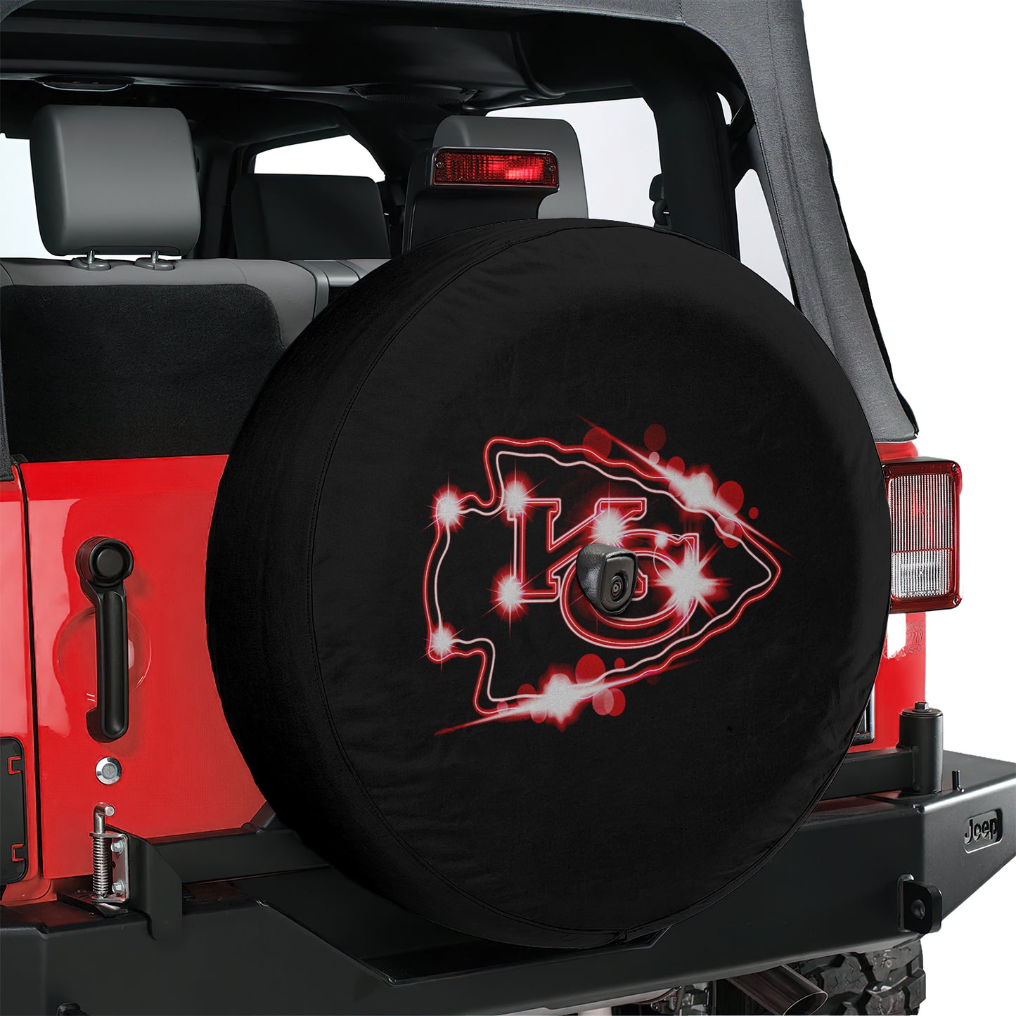 Kansan City Chiefs Spare Tire Cover – Premium Waterproof UV Resistant Protector