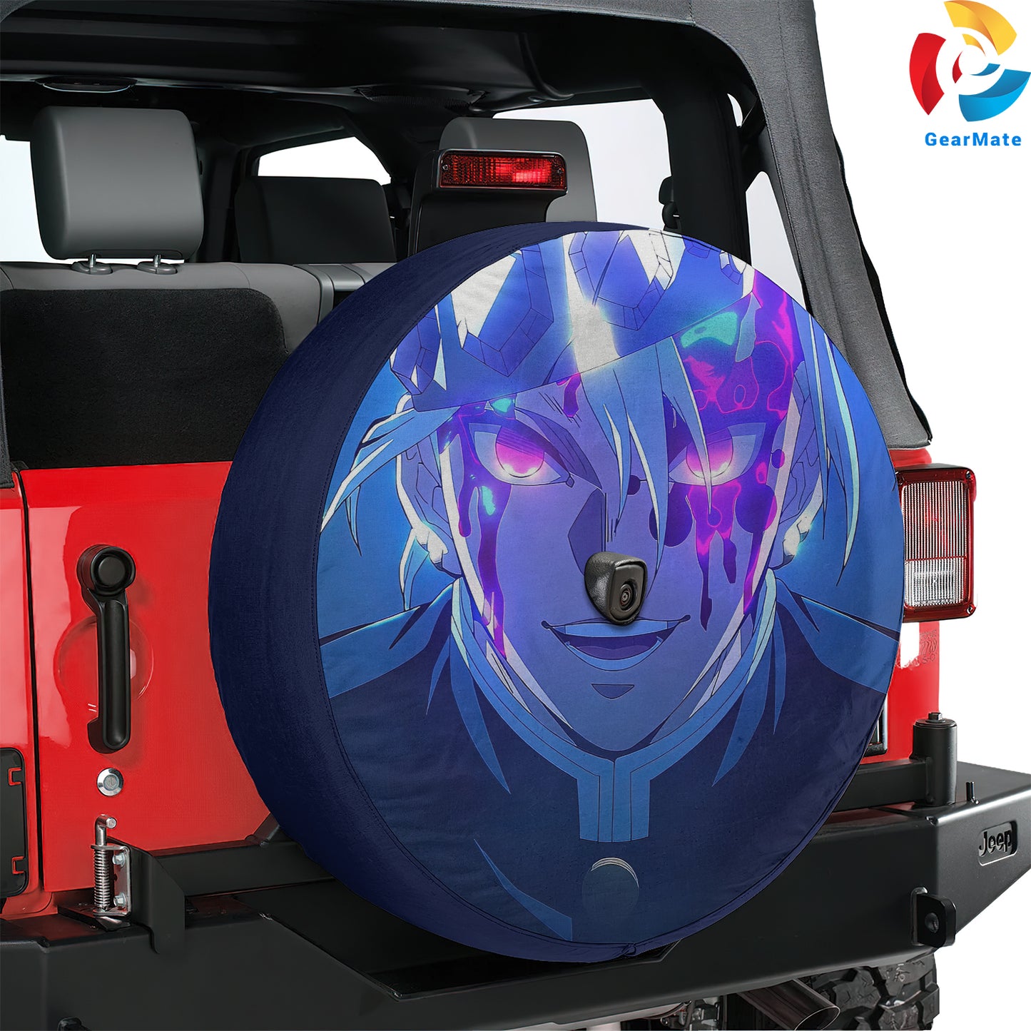 Tengen Uzui Demon Slayer Spare Tire Cover – Premium Waterproof UV Resistant Protector