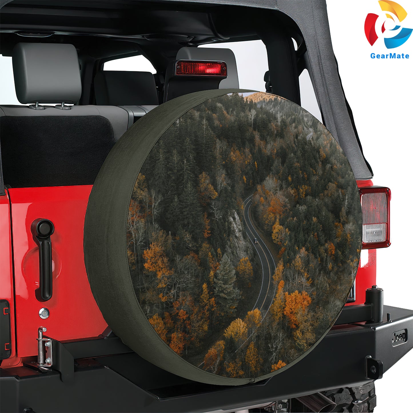 Nature Forest Trees Spare Tire Cover – Premium Waterproof UV Resistant Protector