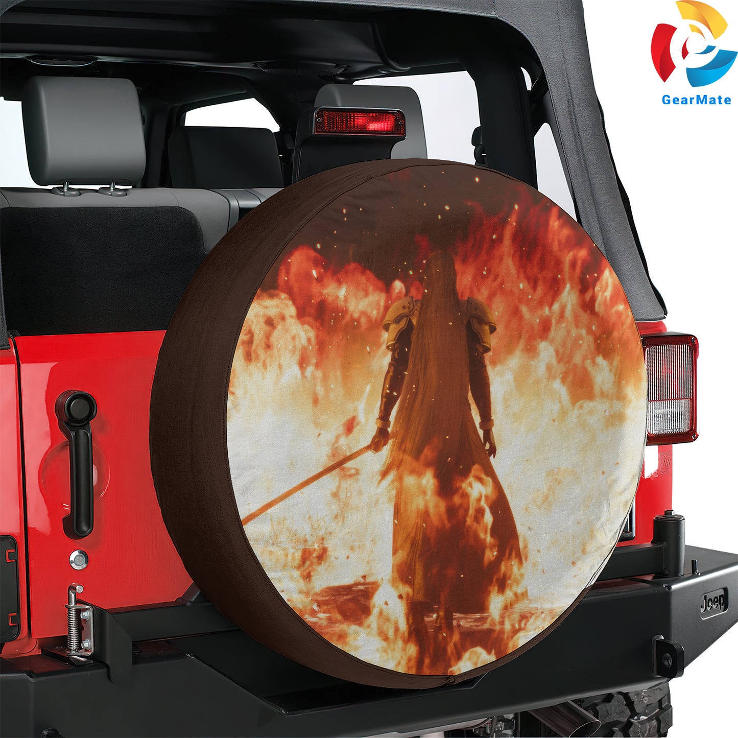Final Fantasy 7 Video Games Spare Tire Cover – Premium Waterproof UV Resistant Protector