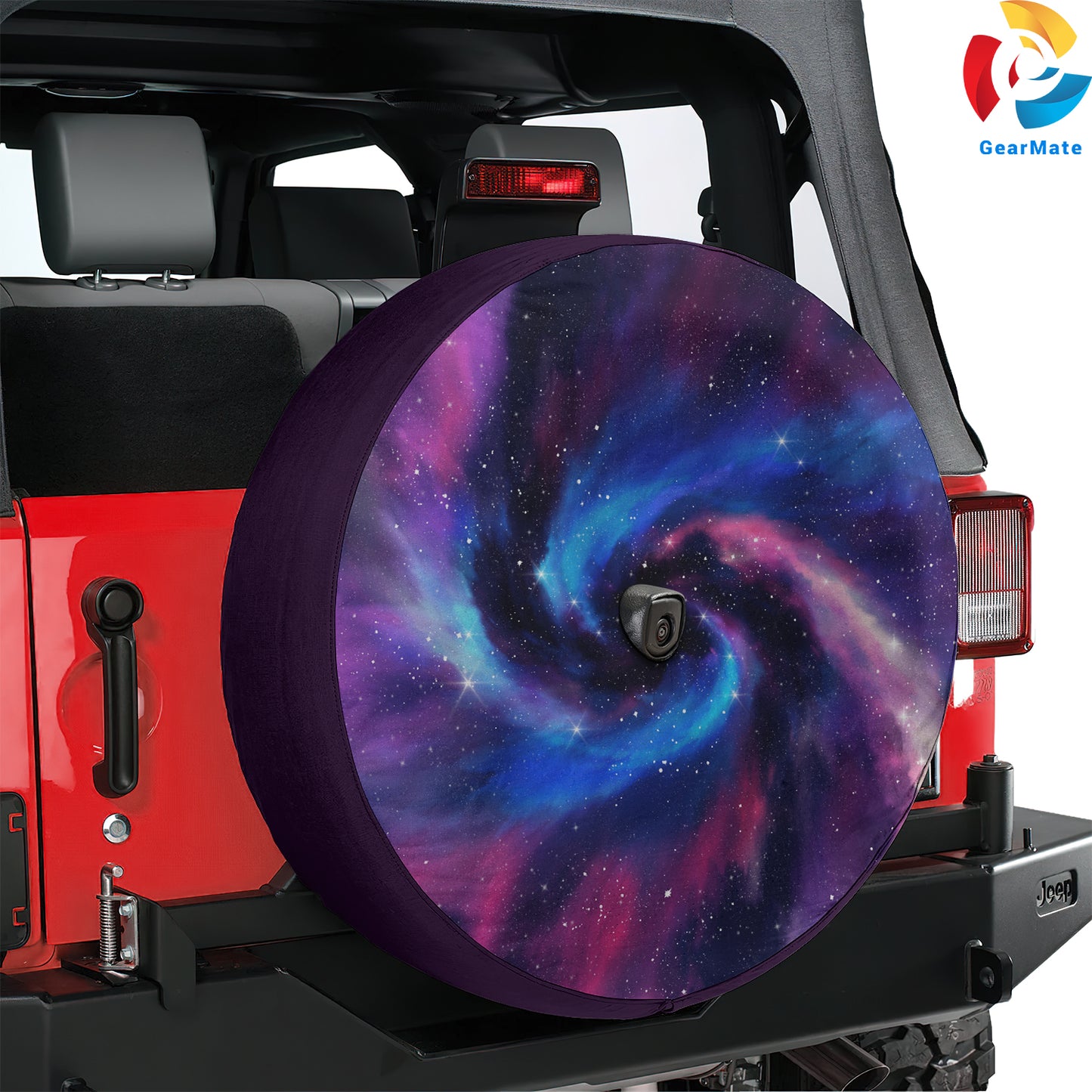Spiral Galaxy Spare Tire Cover – Premium Waterproof UV Resistant Protector