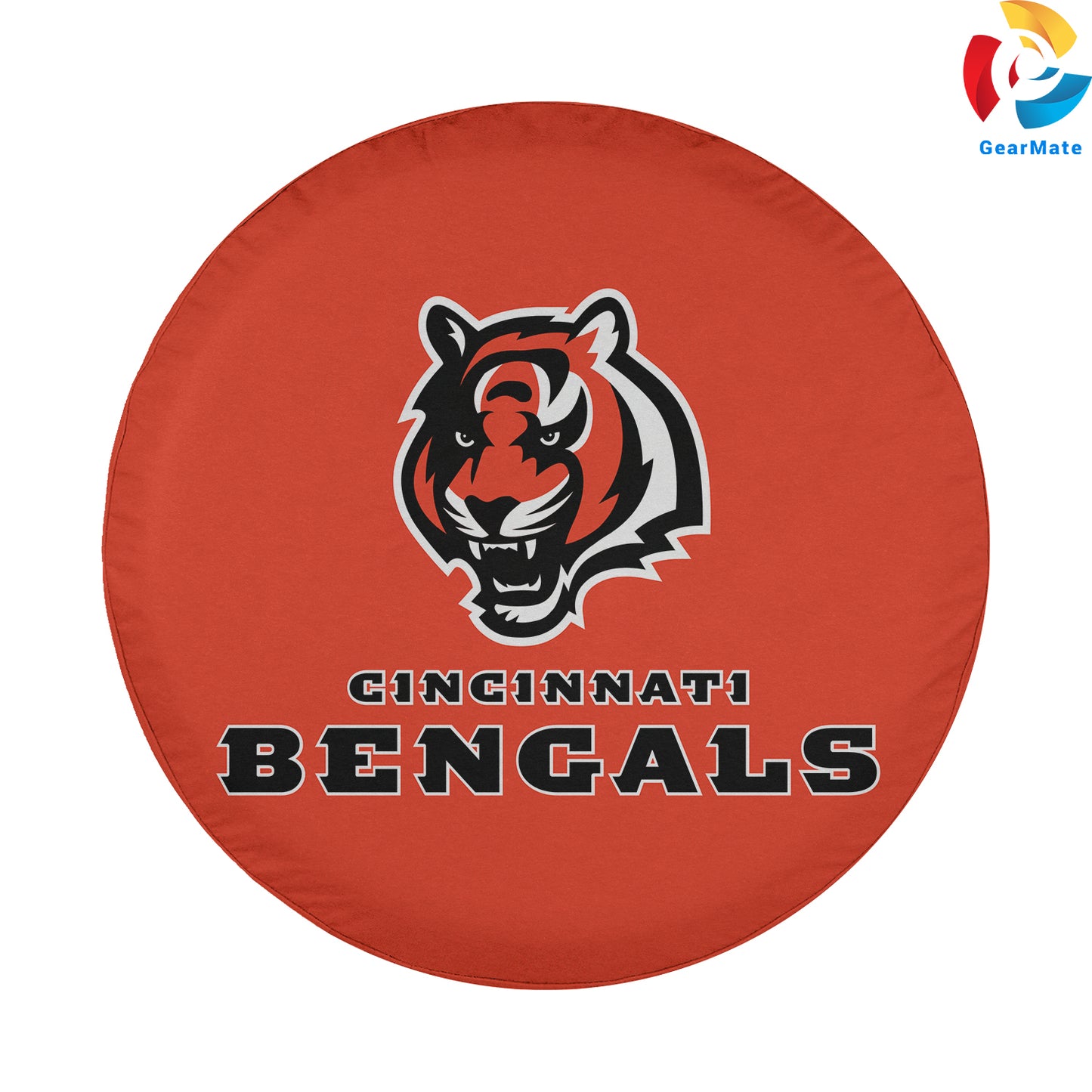 Cincinnati Bengals Fans Spare Tire Cover – Premium Waterproof UV-Resistant Protector