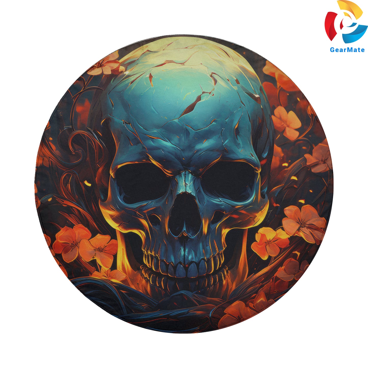 Skull Beautiful Spare Tire Cover – Premium Waterproof UV Resistant Protector