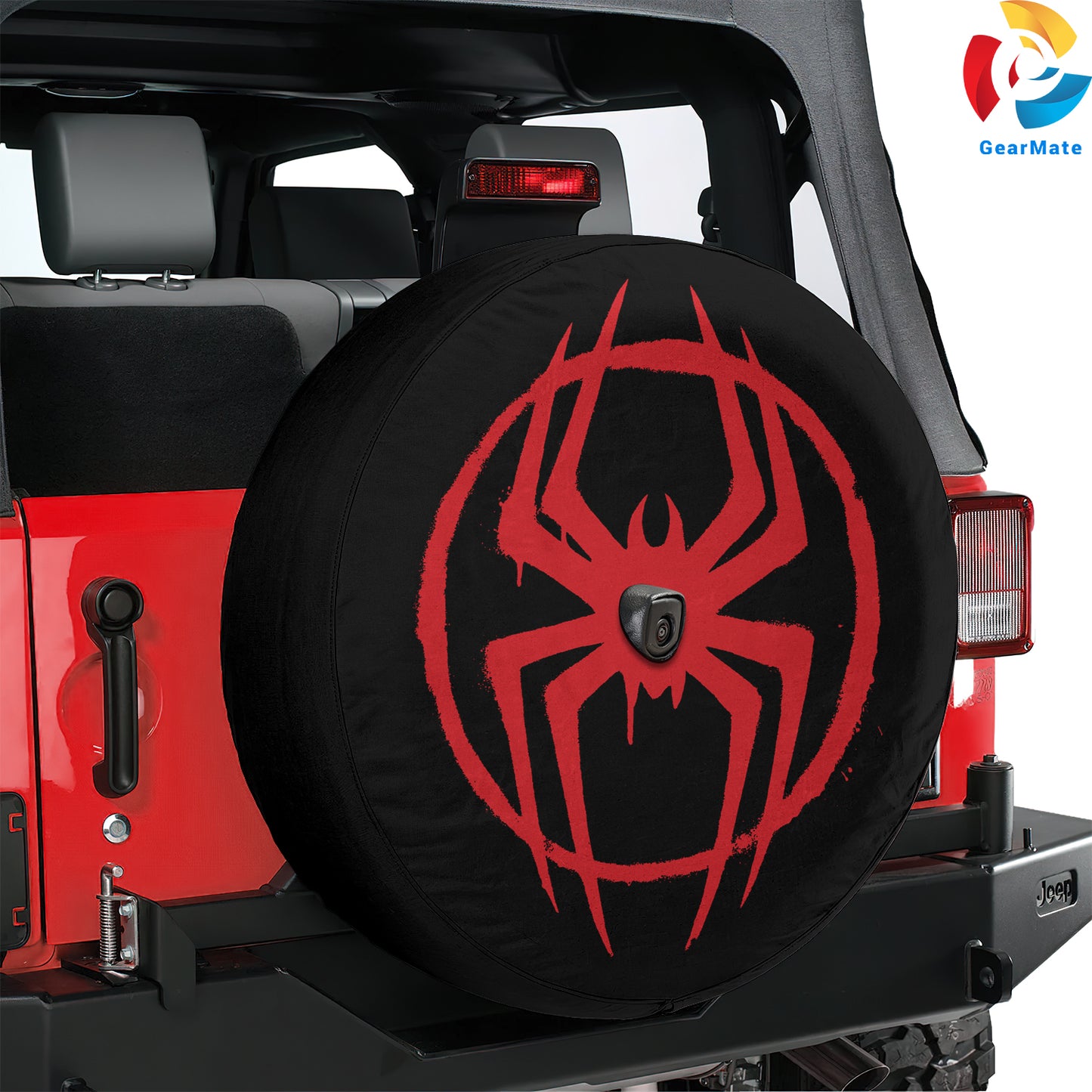Spiderman Marvel Heroes Spare Tire Cover – Premium Waterproof UV Resistant Protector