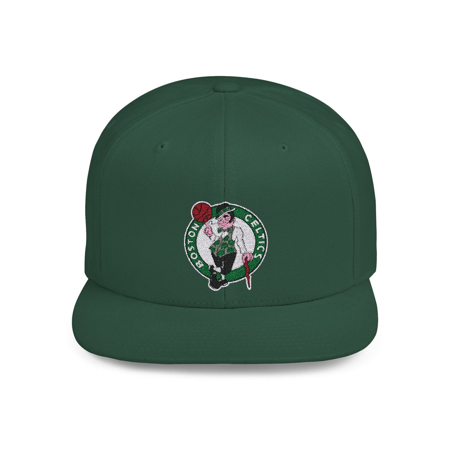 Boston Celtics Flat Bill Snapback – Lightweight, Custom Fit, Premium Quality