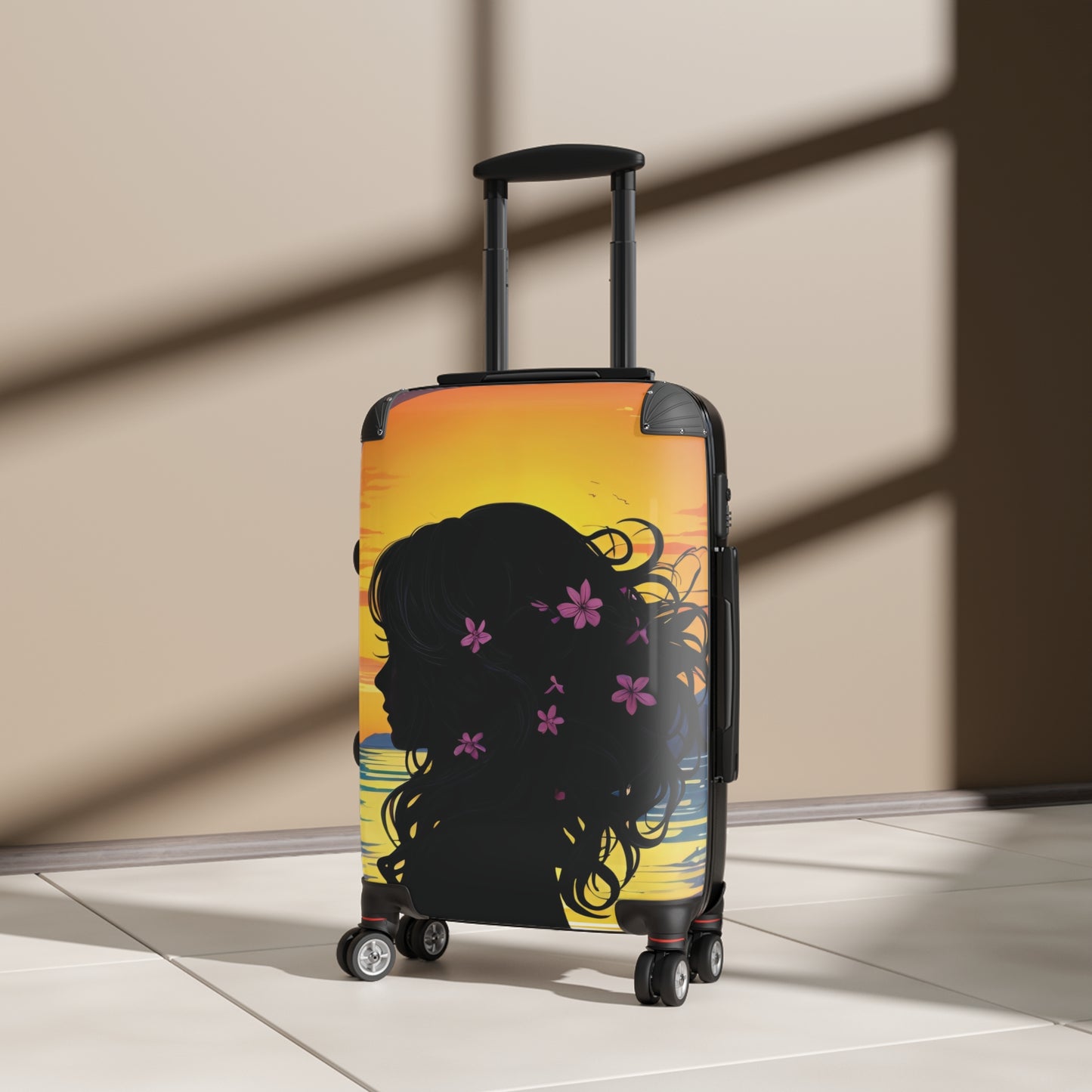Art Woman Silhouette Carry-On Suitcase - Stylish Luggage for Travelers