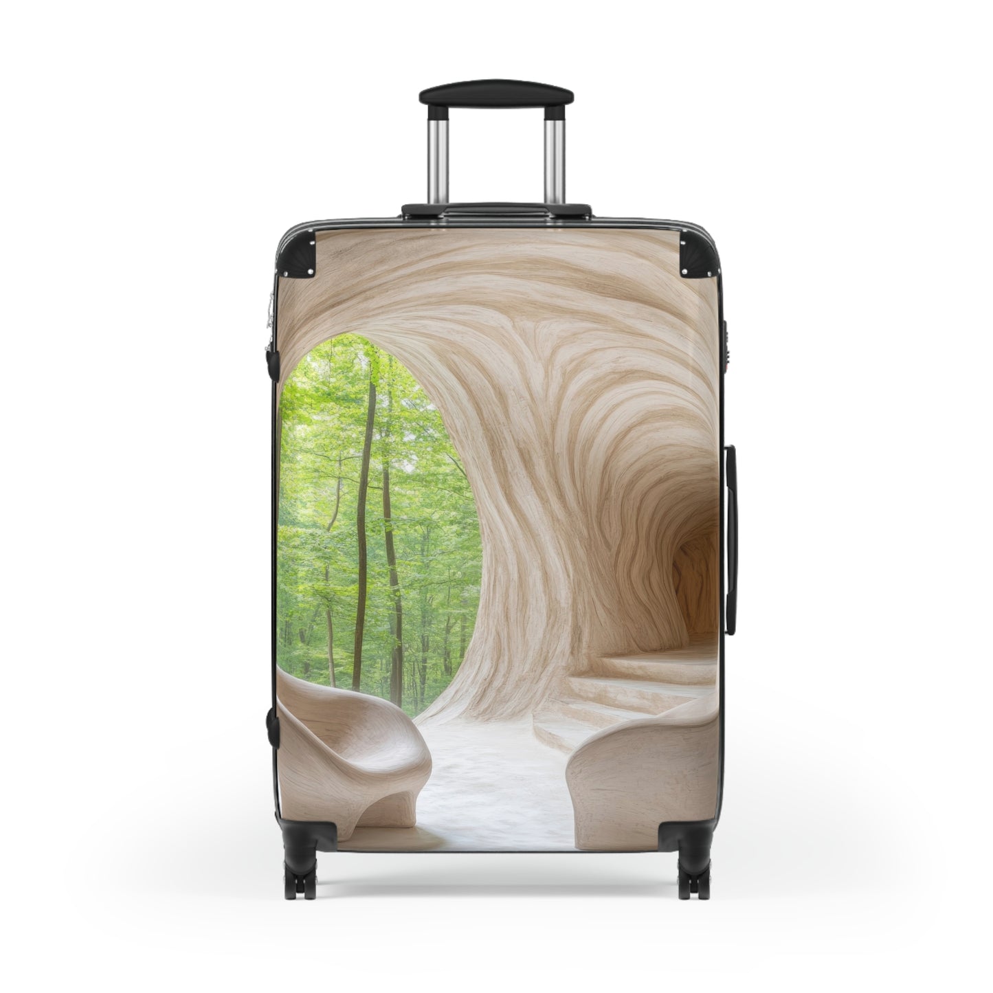 Nature Organic Interior Space Art Carry-On Suitcase - Stylish Luggage for Travelers