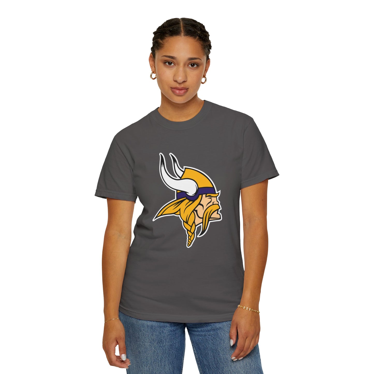 Minnesota Vikings Gear Garment-Dyed T-Shirt – Premium Cotton Tee for Customization