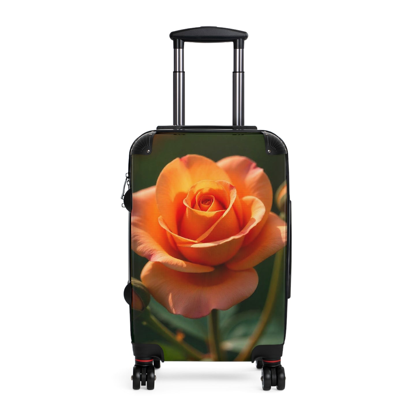 Nature Flowers Floral Pink Rose Art Carry-On Suitcase - Stylish Luggage for Travelers