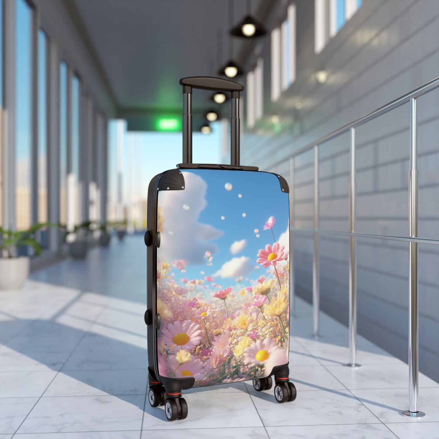 Nature Flowers Floral Sky Spring Art Carry-On Suitcase - Stylish Luggage for Travelers