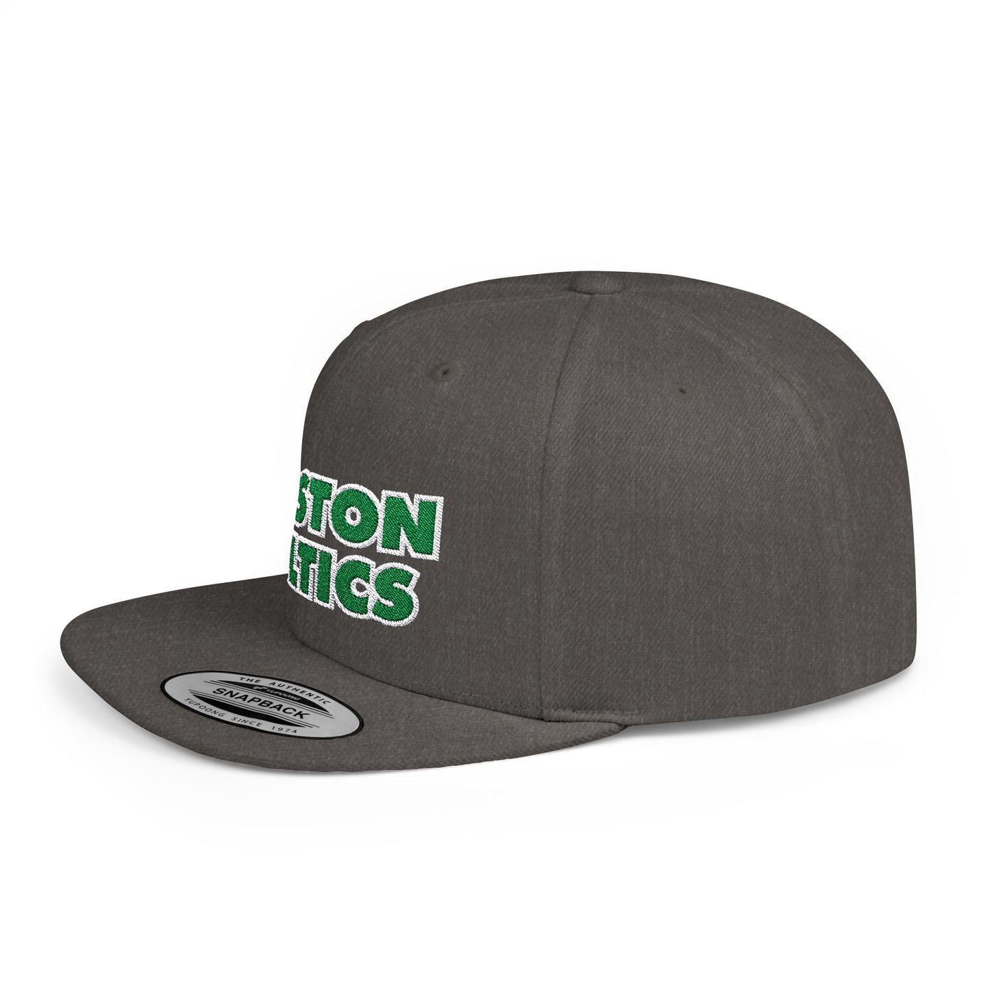 Boston Celtics Boston Basketball Flat Bill Snapback – Lightweight, Custom Fit, Premium Quality