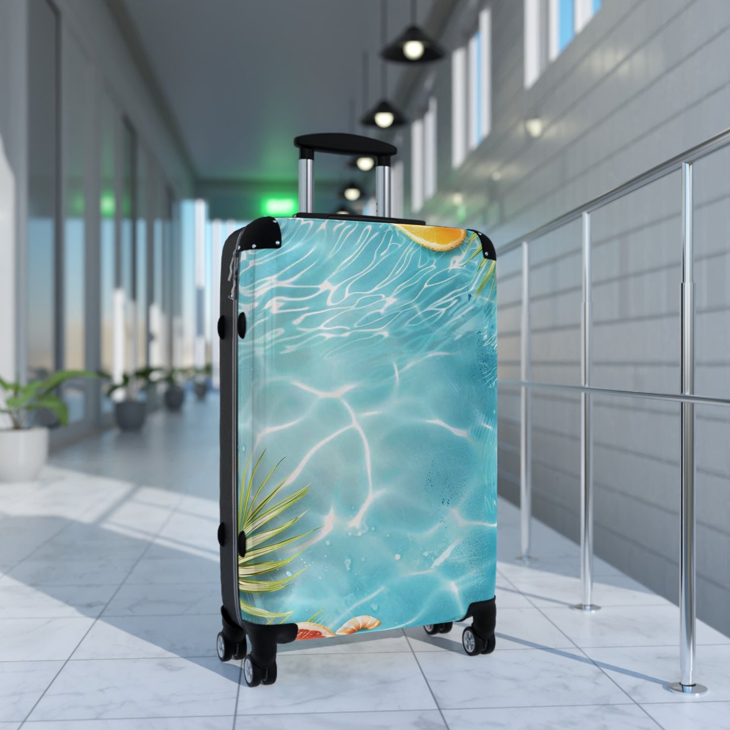 Nature Summer Background Art Carry-On Suitcase - Stylish Luggage for Travelers