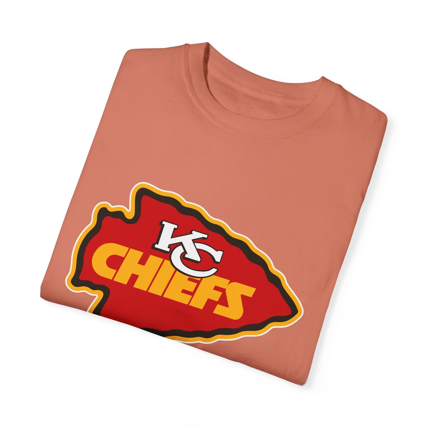 Kansas City Chiefs Apparel Garment-Dyed T-Shirt – Premium Cotton Tee for Customization