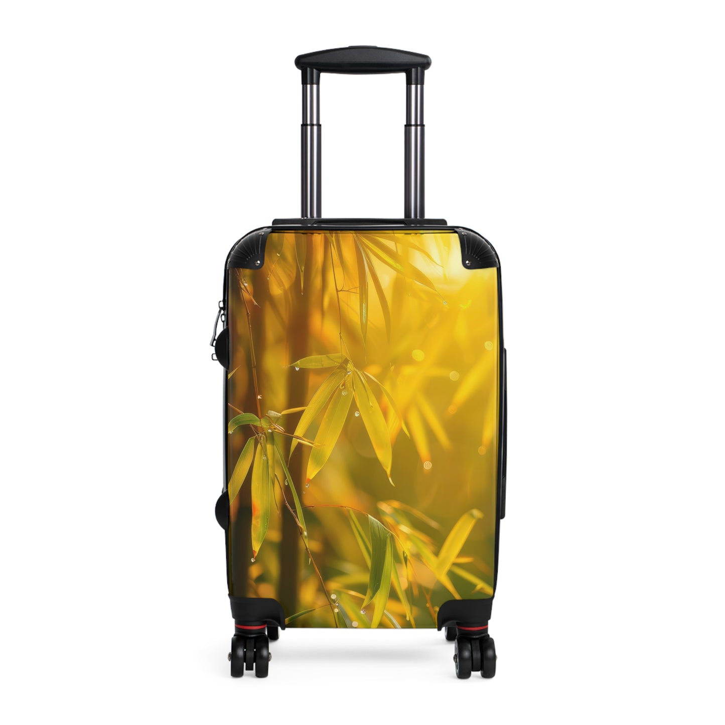 Nature Bamboo Leaves Art Carry-On Suitcase - Stylish Luggage for Travelers
