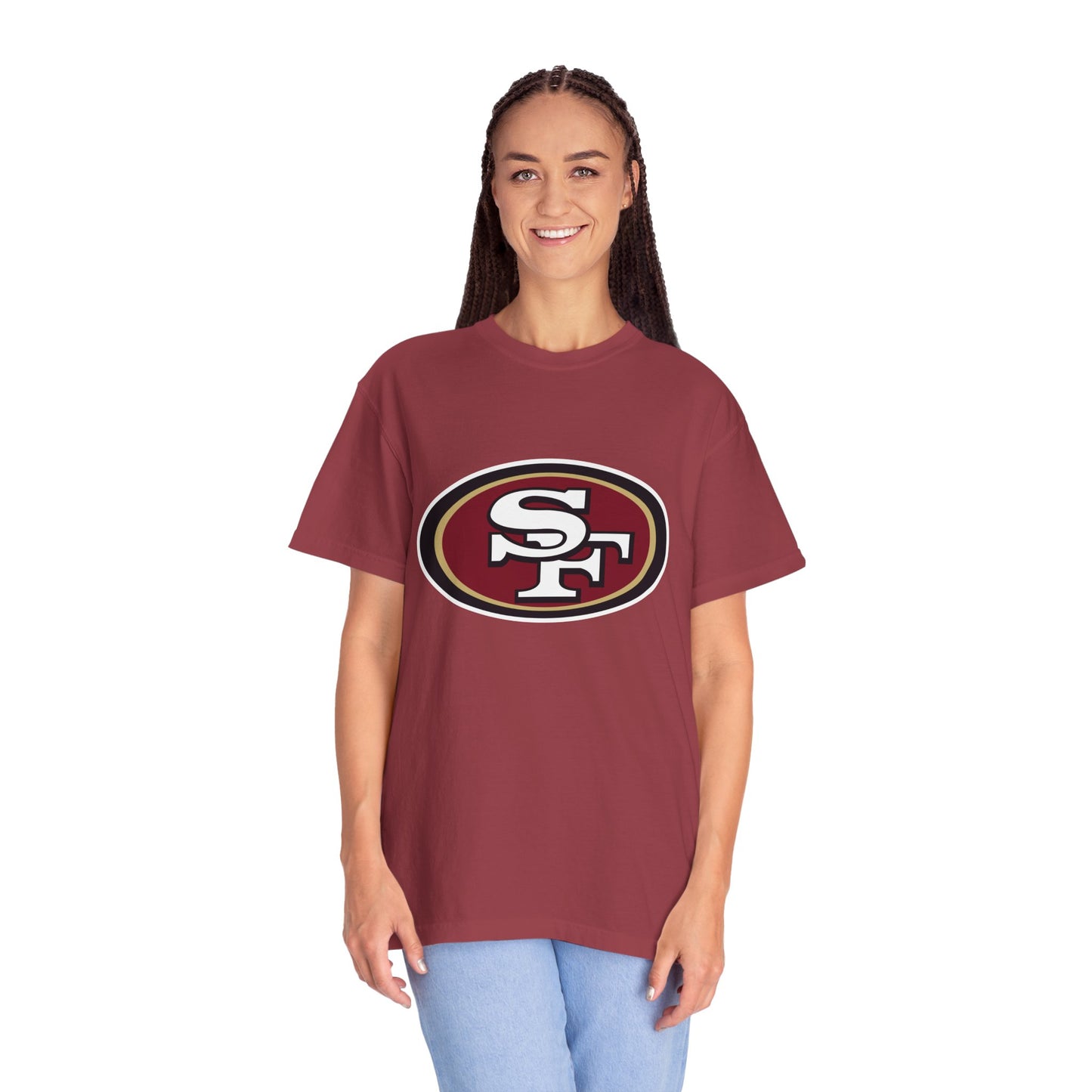 San Francisco 49ers Fan Gifts Garment-Dyed T-Shirt – Premium Cotton Tee for Customization