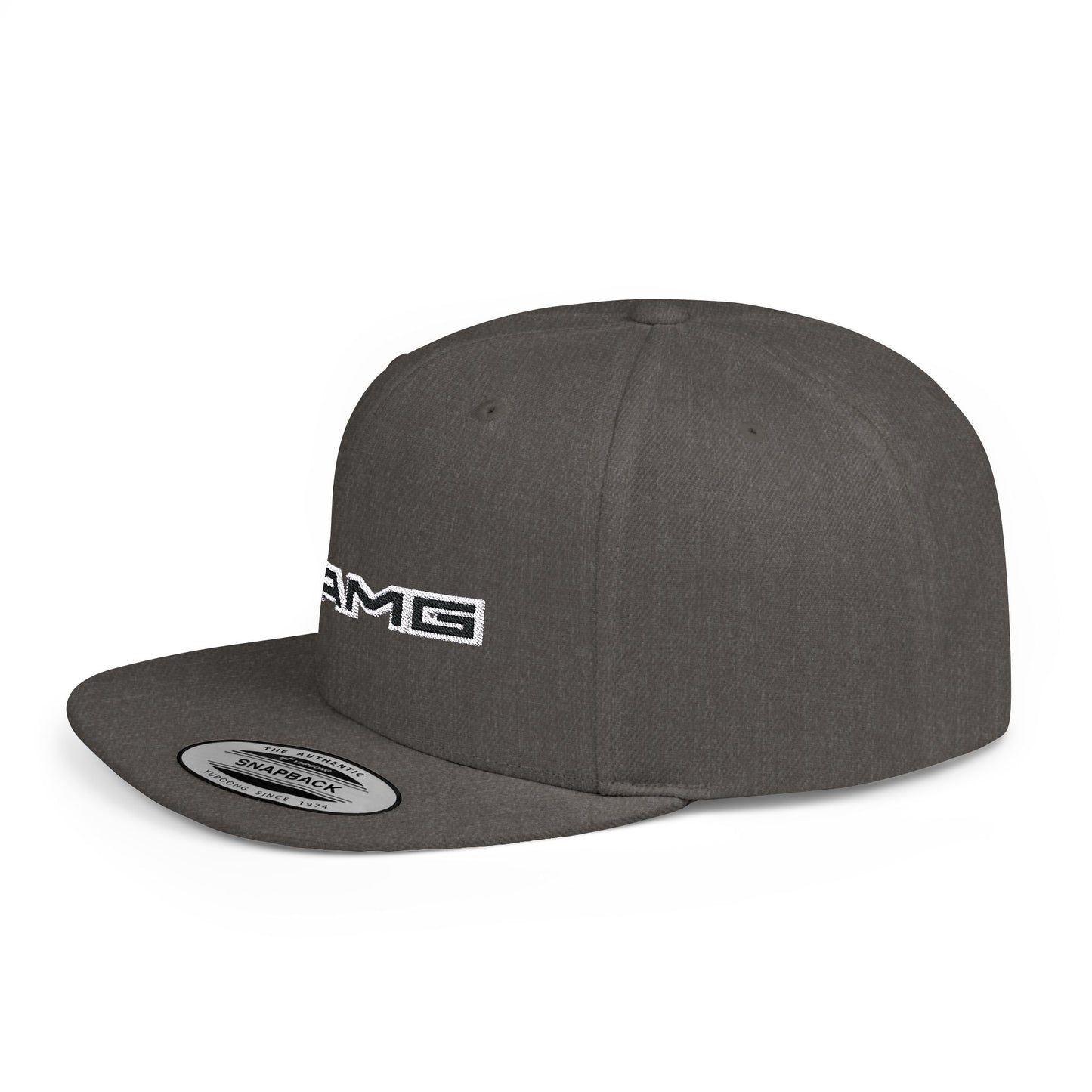 AMG Flat Bill Snapback – Lightweight, Custom Fit, Premium Quality