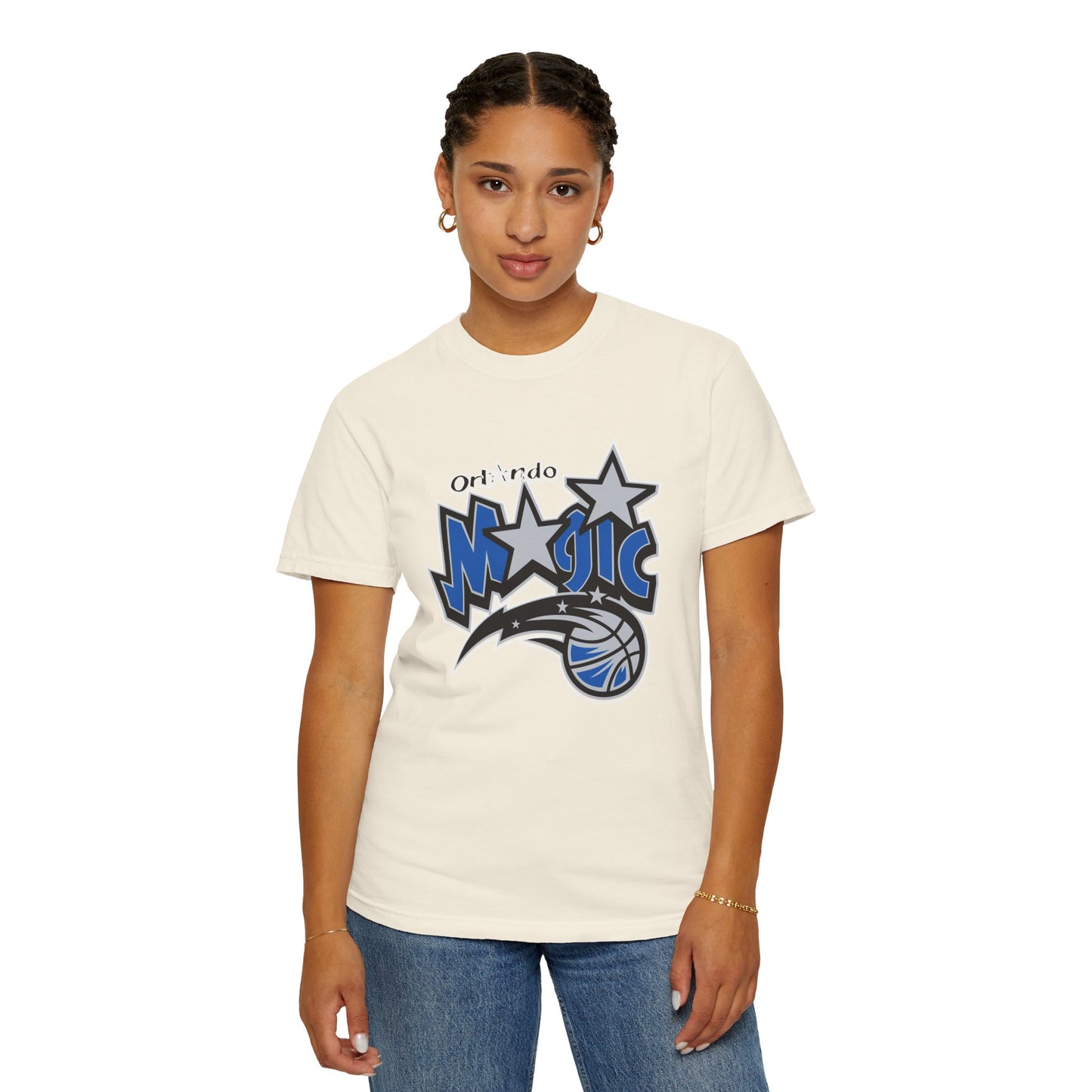 Orlando Magic Basketball Fanatics Garment-Dyed T-Shirt – Premium Cotton Tee for Customization