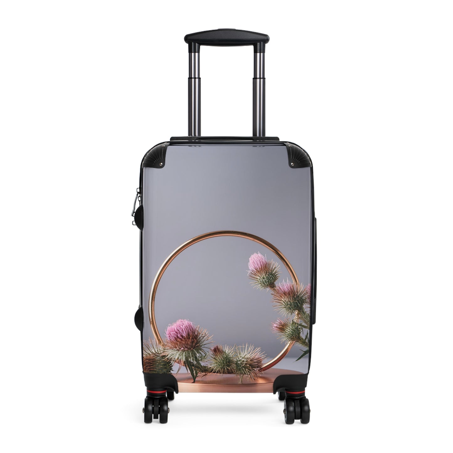 Nature Flowers Floral Pink Cooper Carry-On Suitcase - Stylish Luggage for Travelers