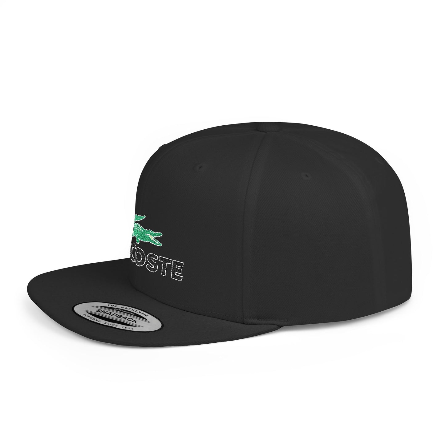 Lacoste Flat Bill Snapback – Lightweight, Custom Fit, Premium Quality