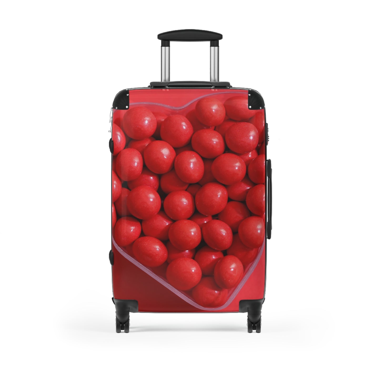 Love Heart Shape Sugar Art Carry-On Suitcase - Stylish Luggage for Travelers