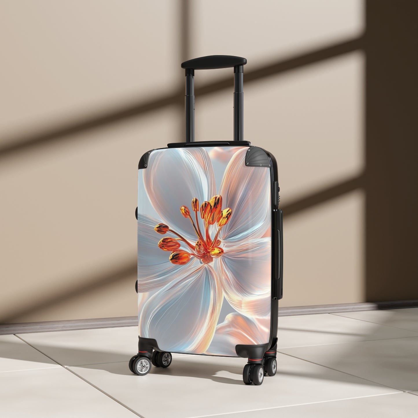 Nature Flowers Floral Petals Spring Carry-On Suitcase - Stylish Luggage for Travelers