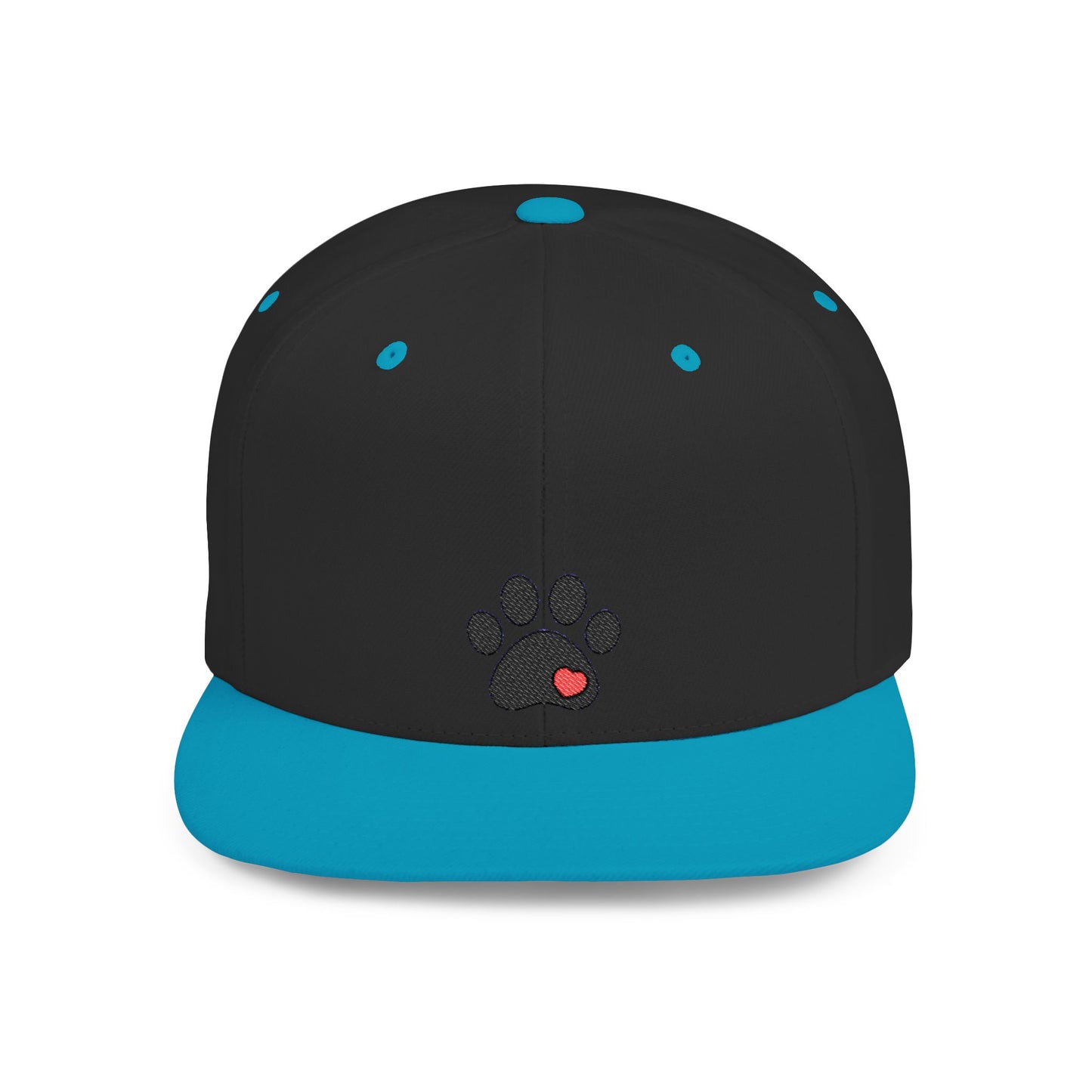 Icons Embroidered Foot Print Flat Bill Snapback – Lightweight, Custom Fit, Premium Quality