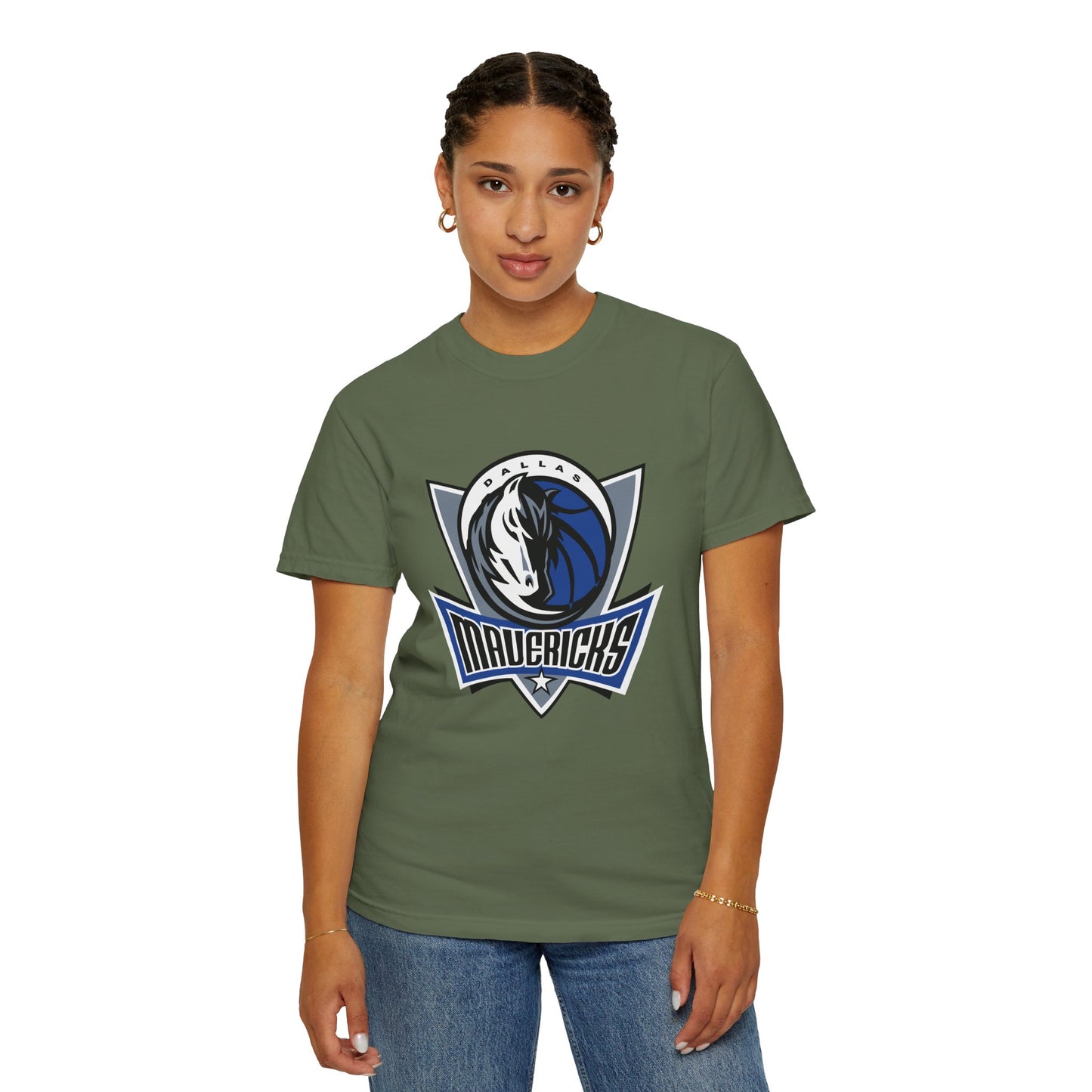 Dallas Mavericks Garment-Dyed T-Shirt – Premium Cotton Tee for Customization