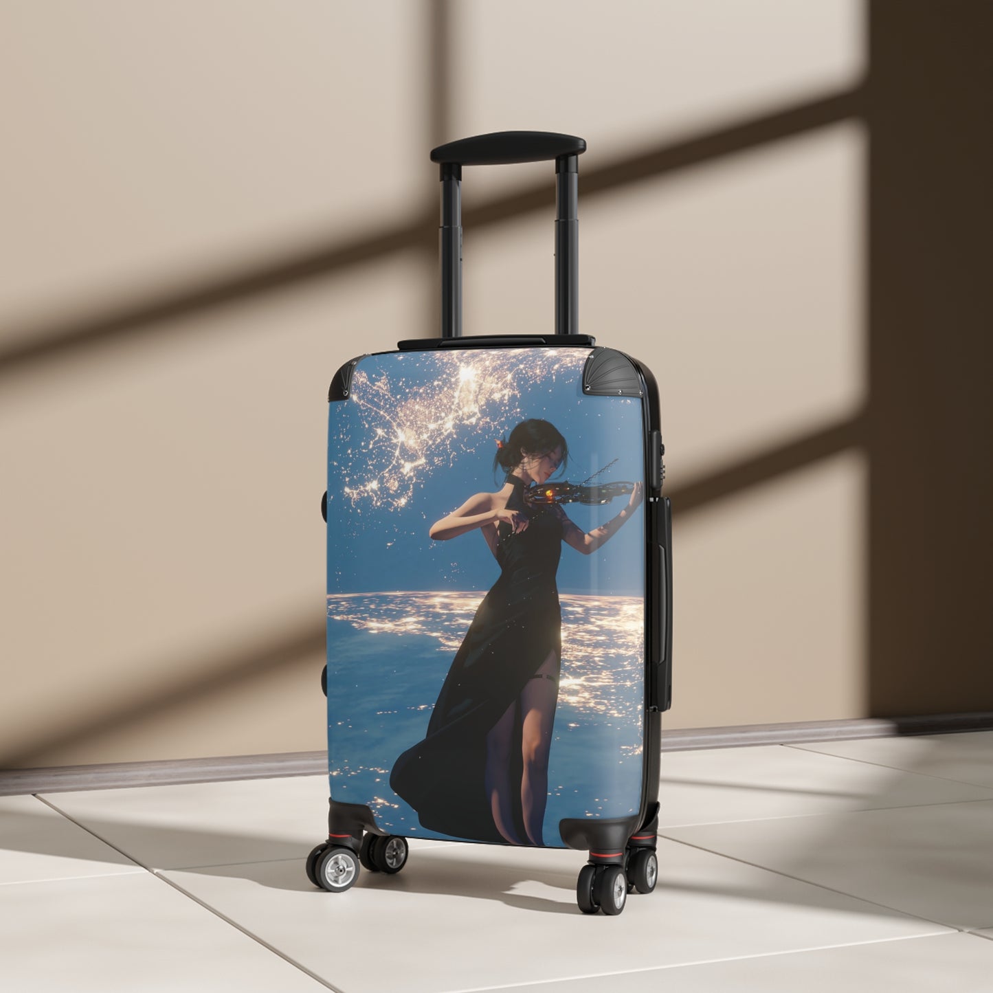 Art Wlop Digital Art Carry-On Suitcase - Stylish Luggage for Travelers
