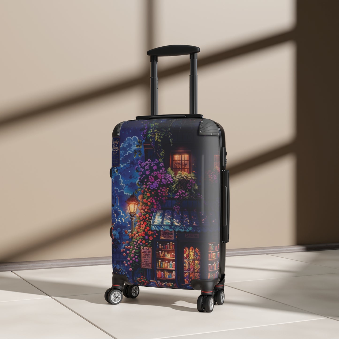 Art Cozy Shop Night Carry-On Suitcase - Stylish Luggage for Travelers