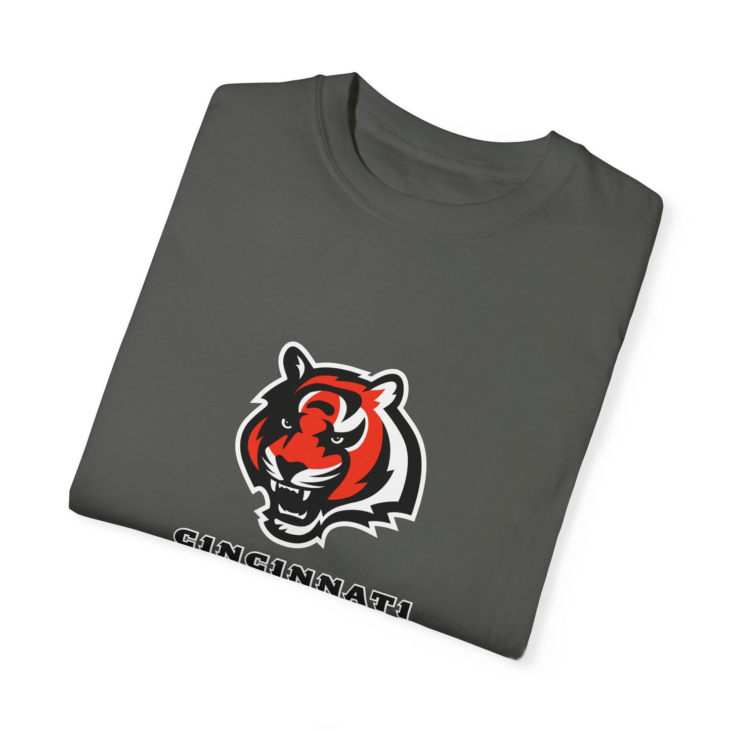 Cincinnati Bengals Gear Garment-Dyed T-Shirt – Premium Cotton Tee for Customization