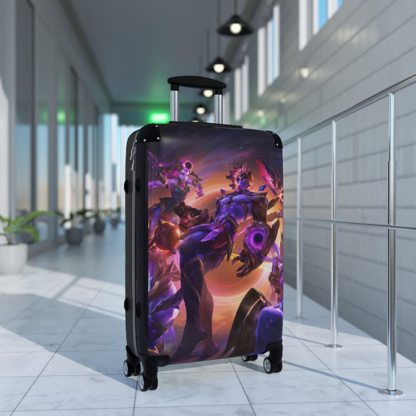 Video Games League of Legends Dark Star Carry-On Suitcase - Stylish Luggage for Travelers