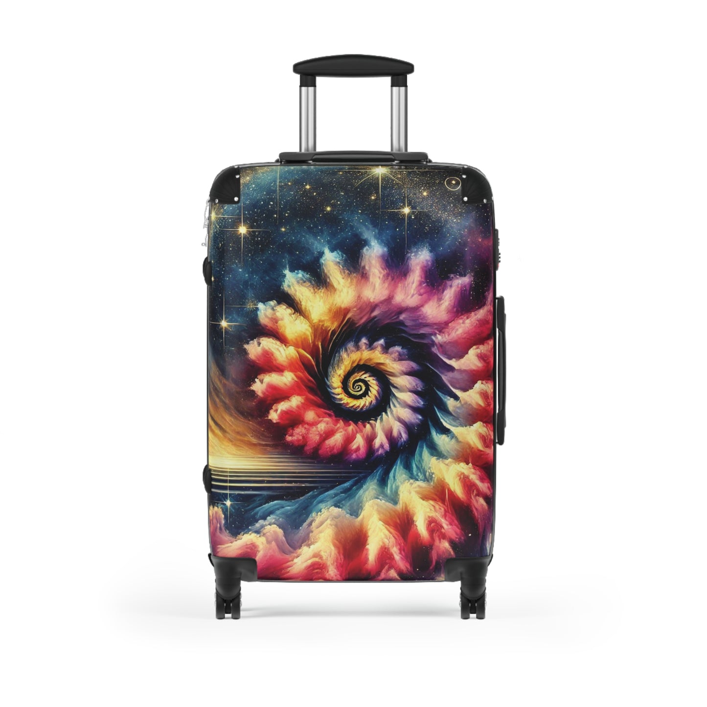Abstract Spiral Dreams Carry-On Suitcase - Stylish Luggage for Travelers
