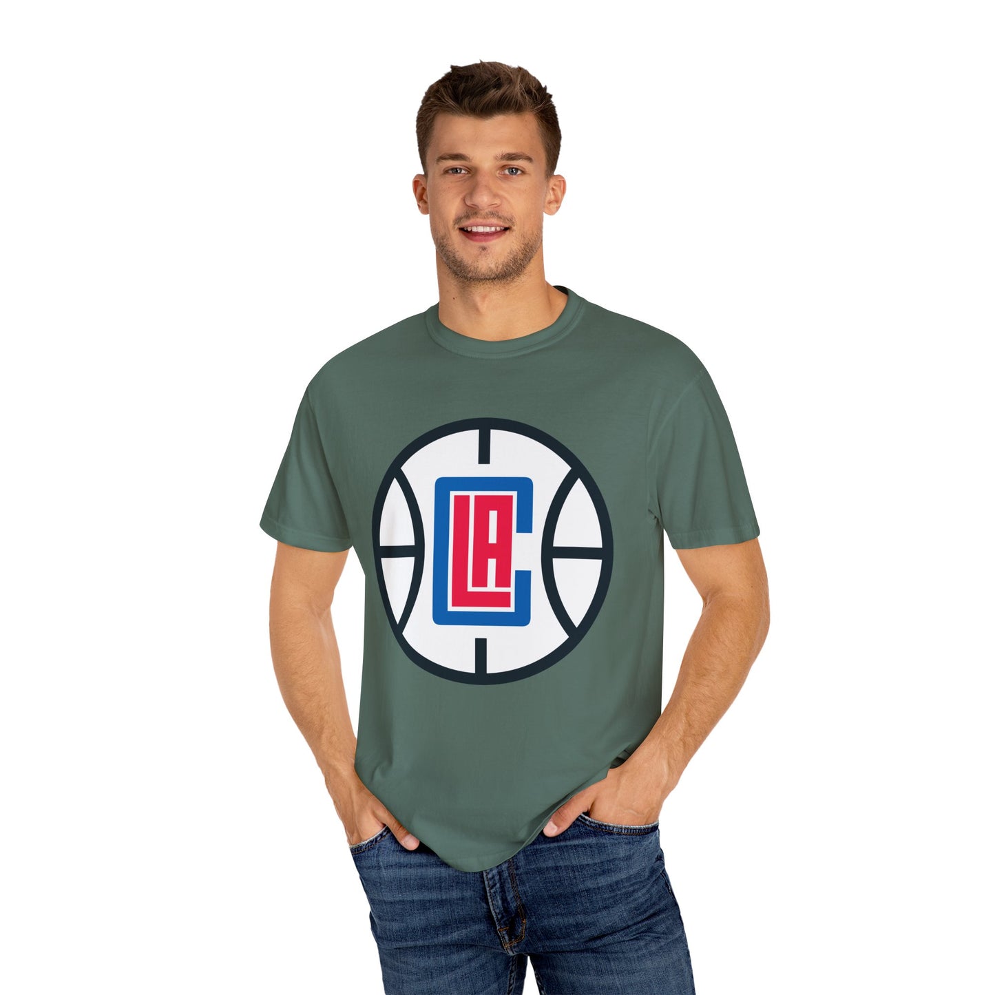 LA Clippers Garment-Dyed T-Shirt – Premium Cotton Tee for Customization