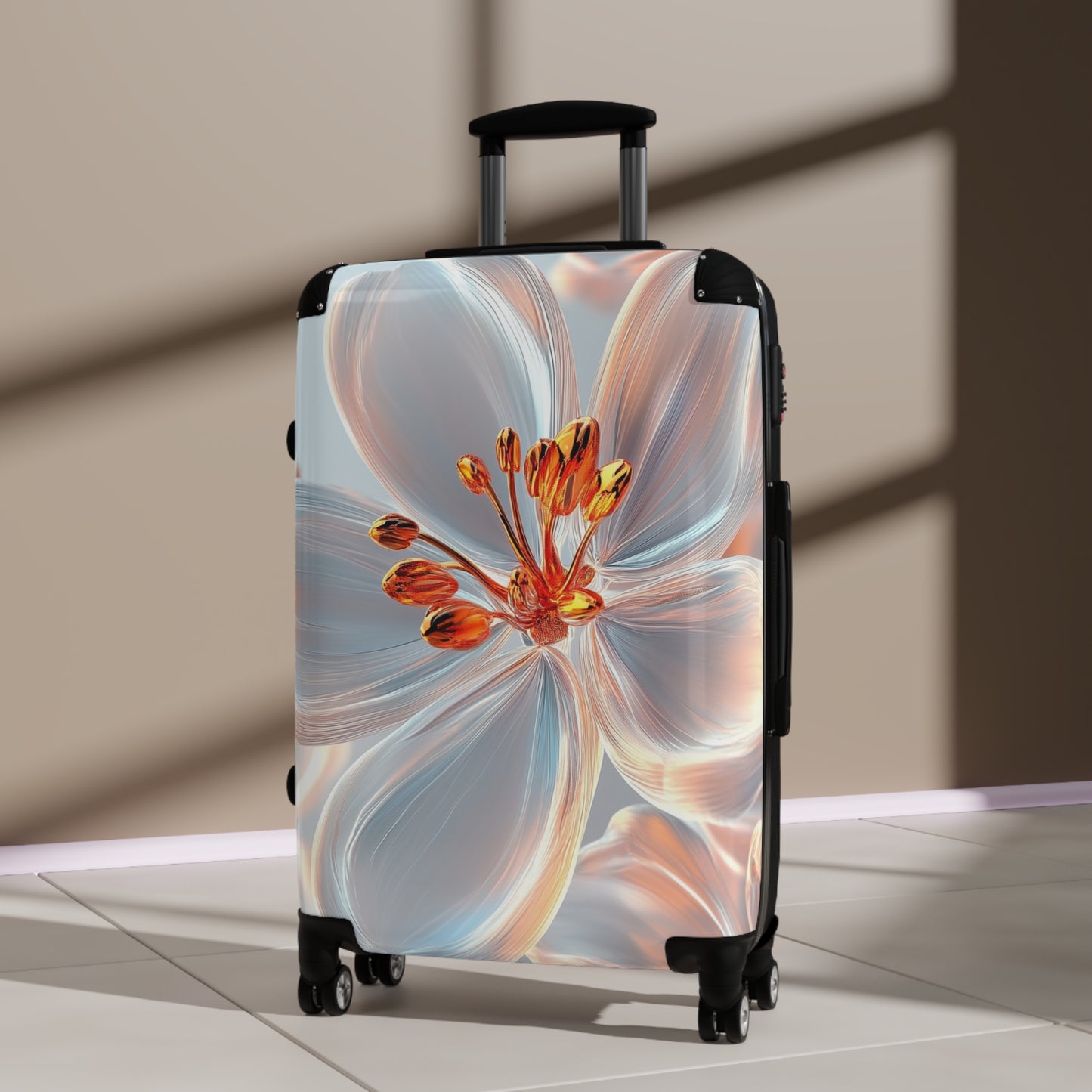 Nature Flowers Floral Petals Spring Carry-On Suitcase - Stylish Luggage for Travelers