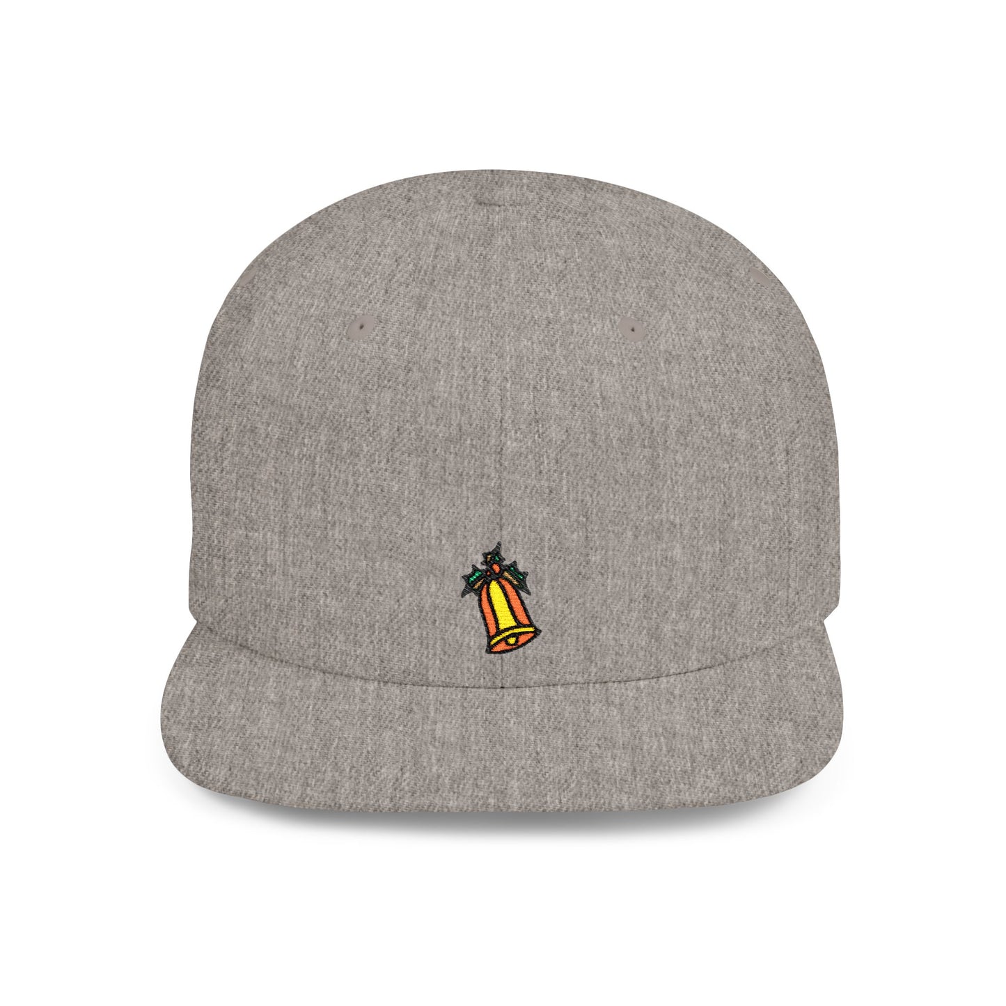 Icons Embroidered Bell Flat Bill Snapback – Lightweight, Custom Fit, Premium Quality