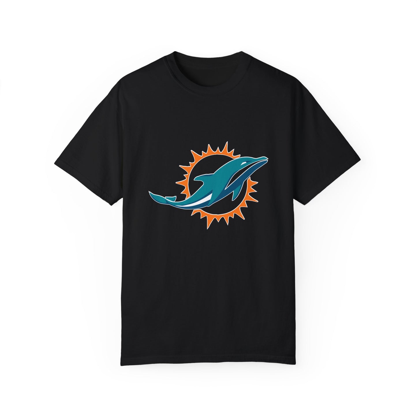 Miami Dolphins Football Merchandise Garment-Dyed T-Shirt – Premium Cotton Tee for Customization