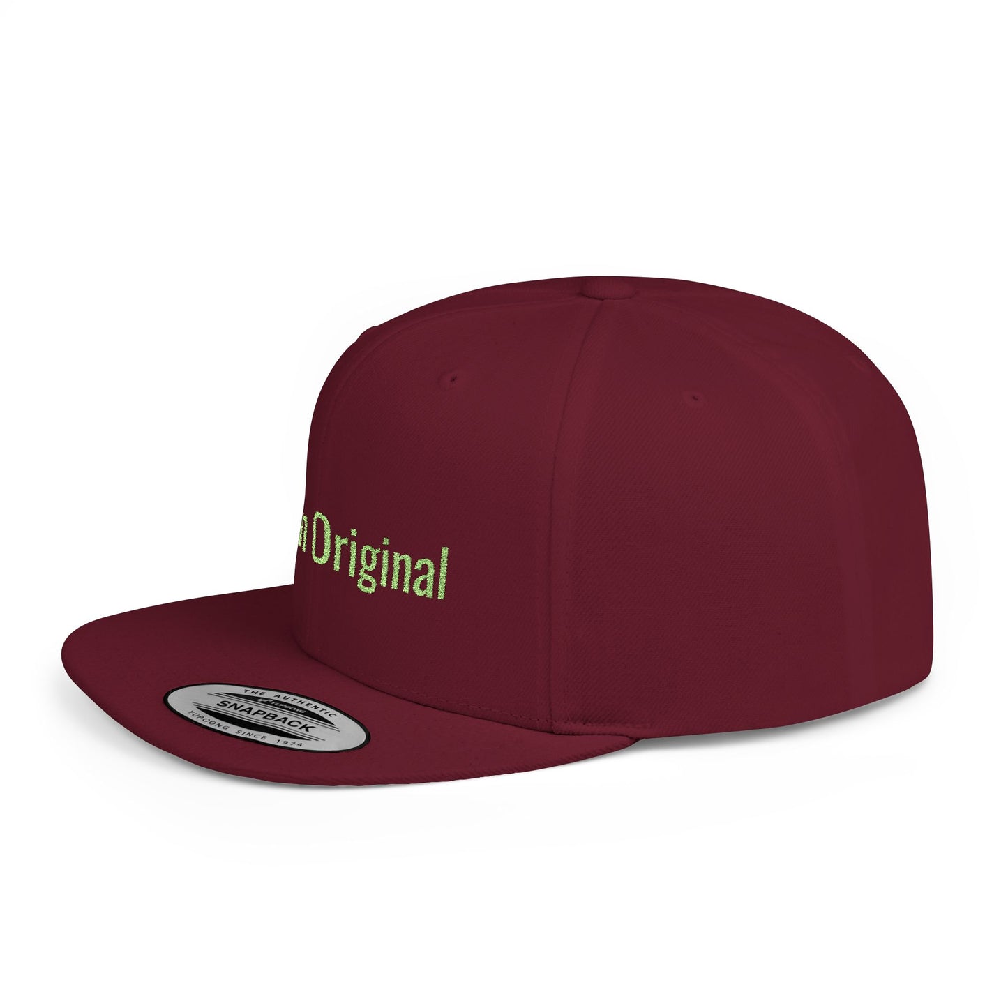 Text Urban Original Flat Bill Snapback – Lightweight, Custom Fit, Premium Quality