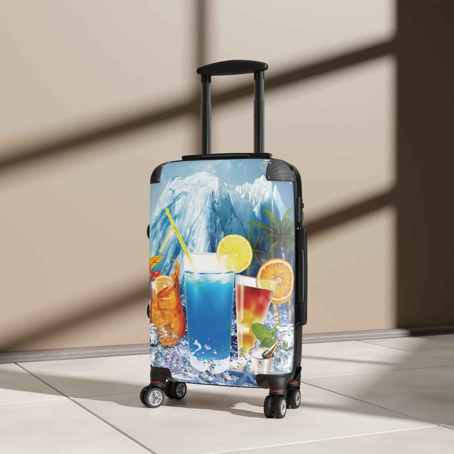 Nature Summer Cool Ice Art Carry-On Suitcase - Stylish Luggage for Travelers