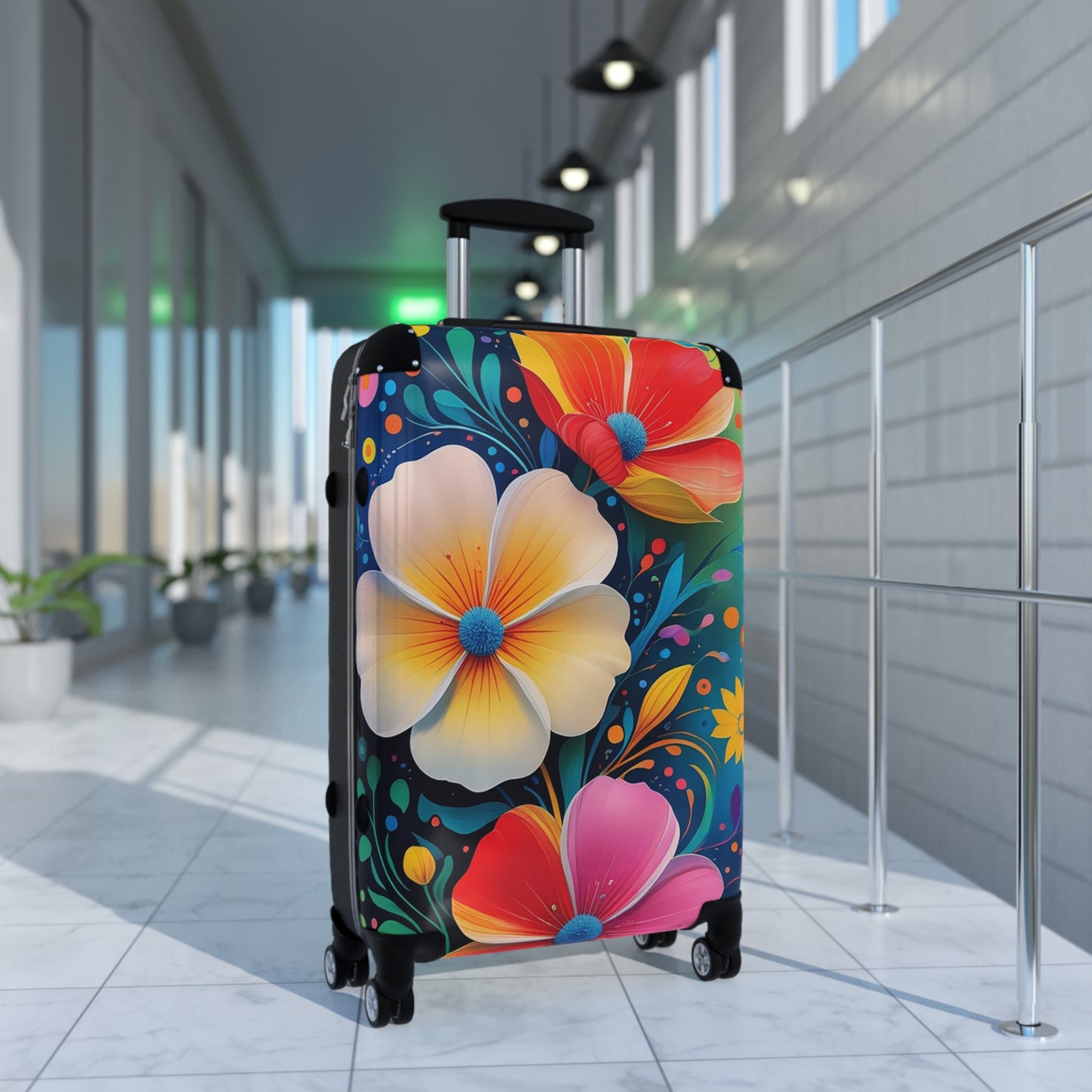 Nature Flowers Floral Spring Flowers Art Carry-On Suitcase - Stylish Luggage for Travelers