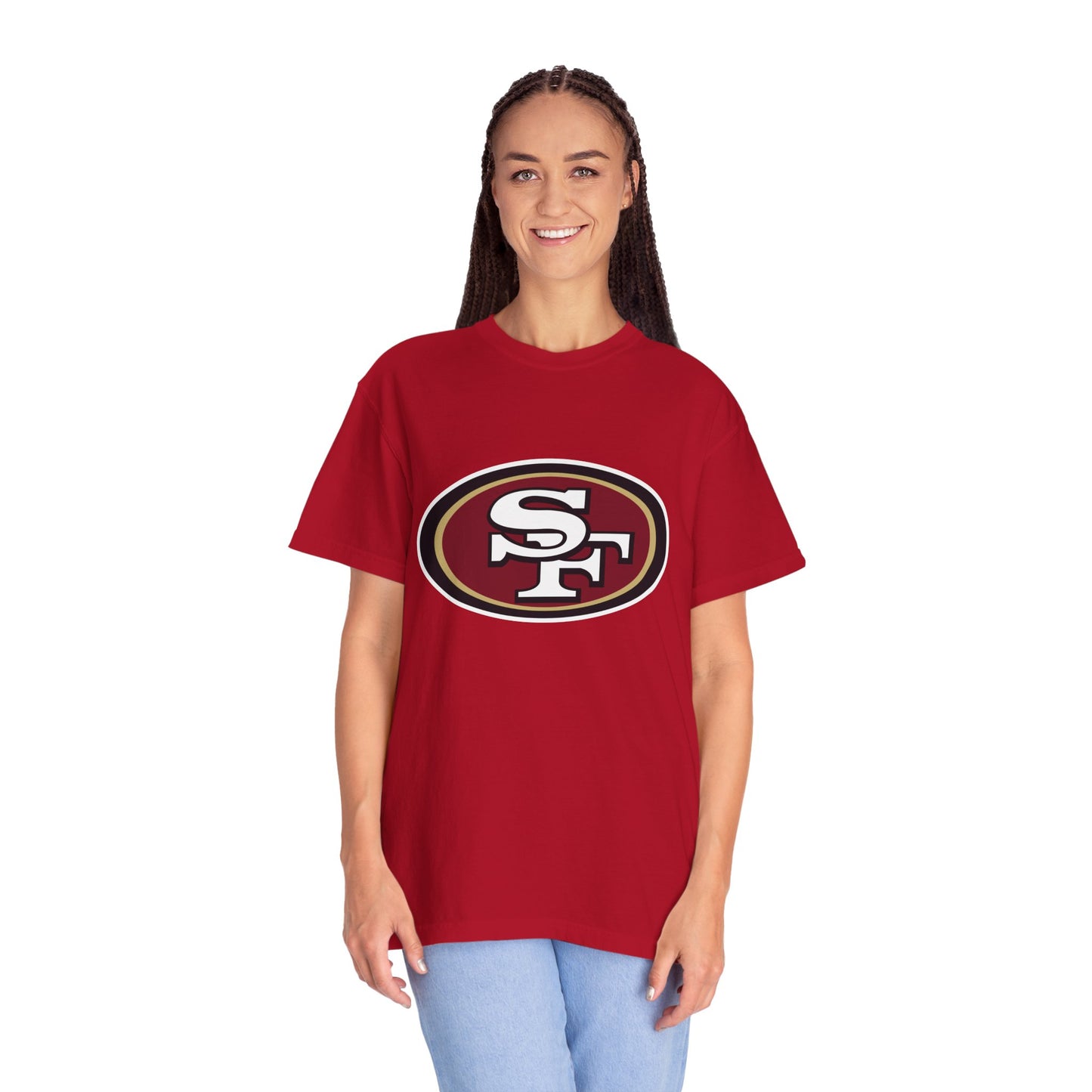 San Francisco 49ers Fan Gifts Garment-Dyed T-Shirt – Premium Cotton Tee for Customization