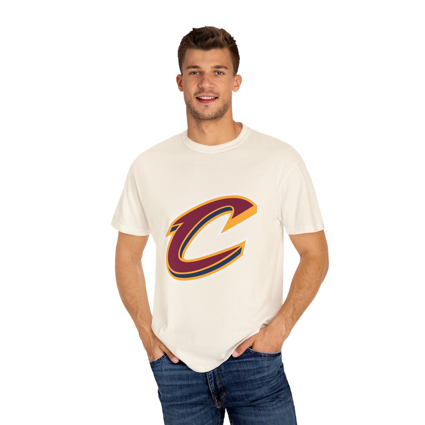 Cleveland Cavaliers NBA Game Time Garment-Dyed T-Shirt – Premium Cotton Tee for Customization