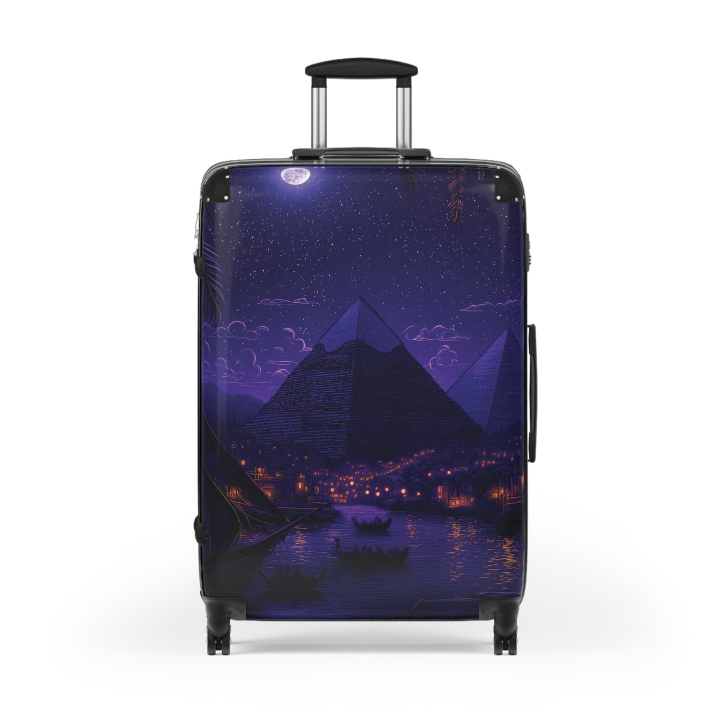 Art Egyptian Pyramids Carry-On Suitcase - Stylish Luggage for Travelers