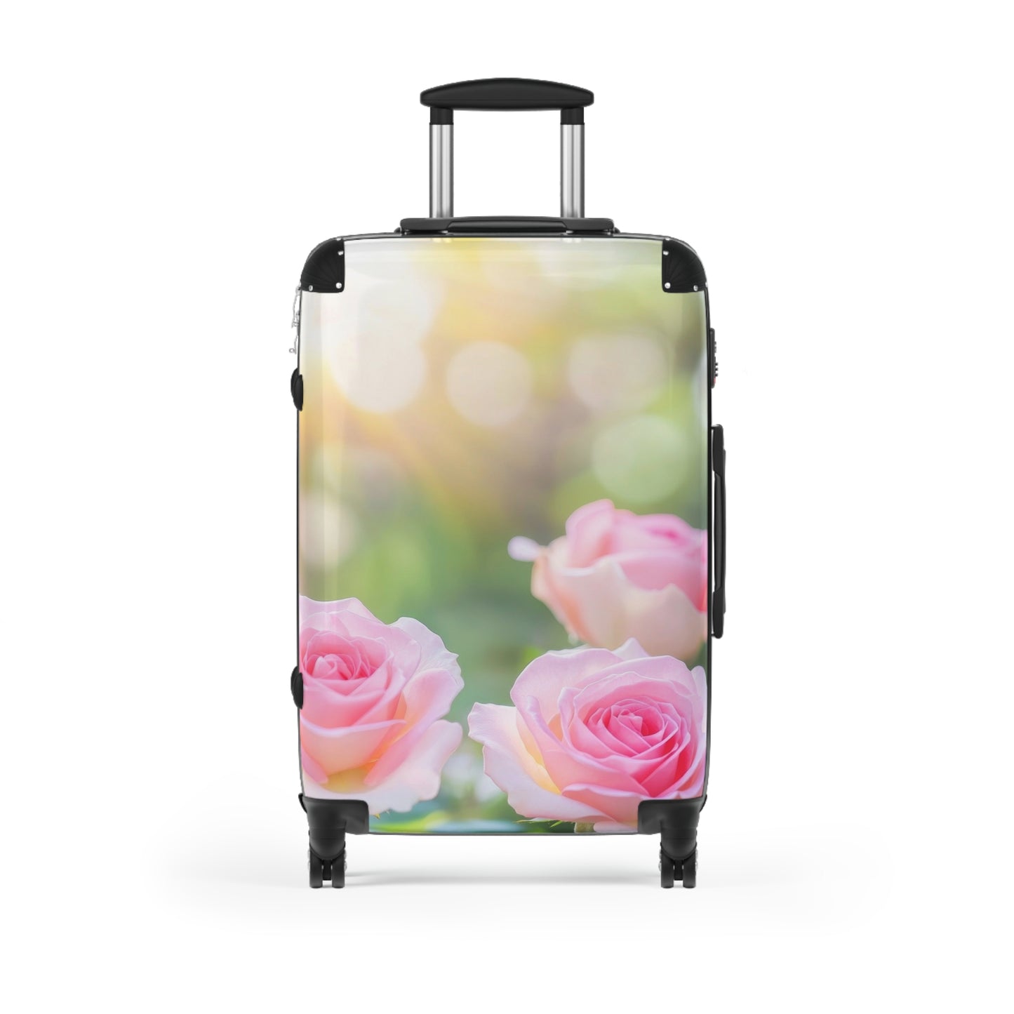 Nature Flowers Beautiful Pink Floral Art Carry-On Suitcase - Stylish Luggage for Travelers