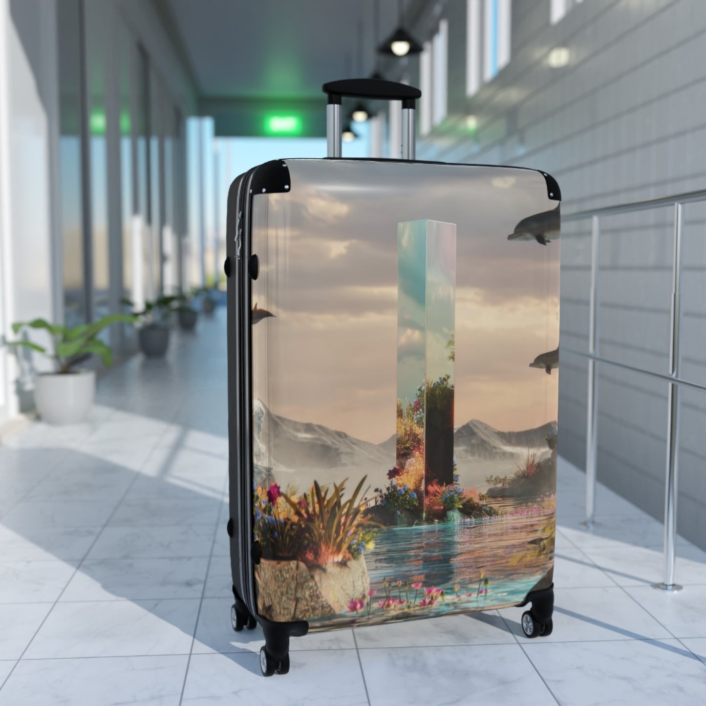 Art Surreal Paradise Carry-On Suitcase - Stylish Luggage for Travelers