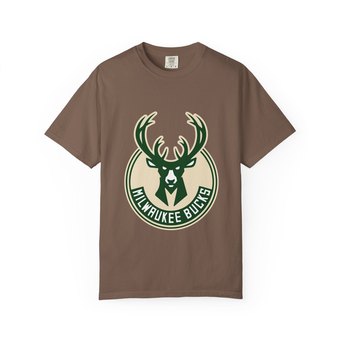 Milwaukee Bucks NBA Garment-Dyed T-Shirt – Premium Cotton Tee for Customization