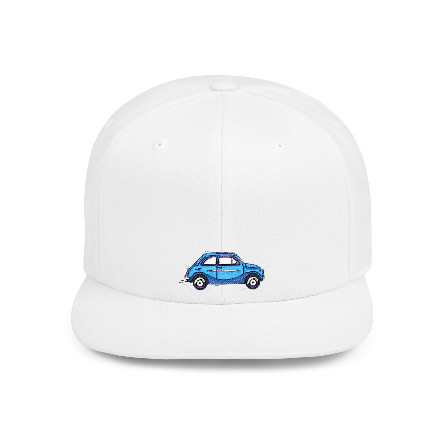 Icons Embroidered Car Flat Bill Snapback – Lightweight, Custom Fit, Premium Quality