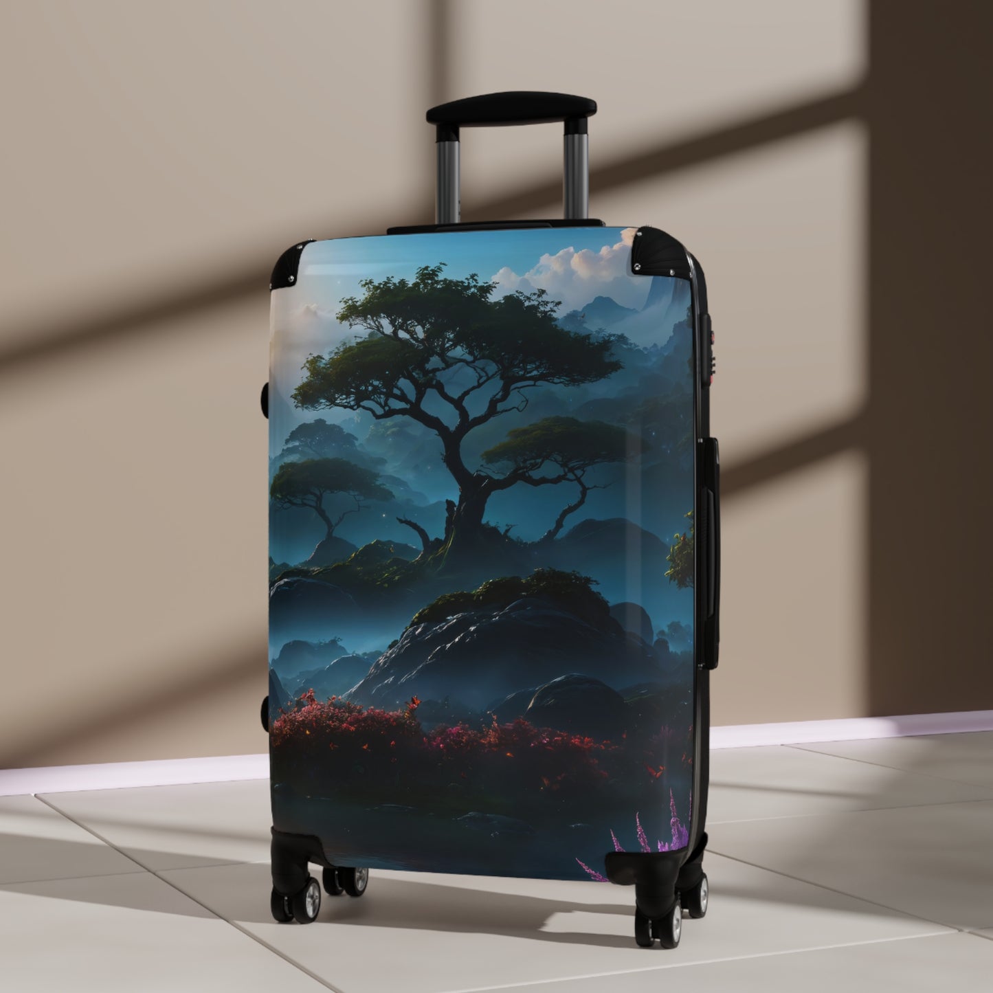 Nature Lake Forest Mountain Art Carry-On Suitcase - Stylish Luggage for Travelers