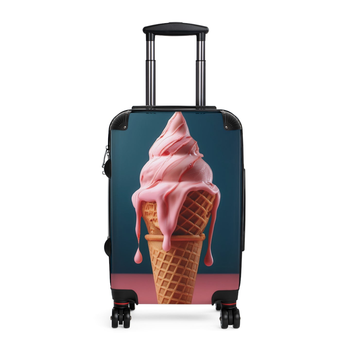 Nature Summer Pink Ice Cream Carry-On Suitcase - Stylish Luggage for Travelers