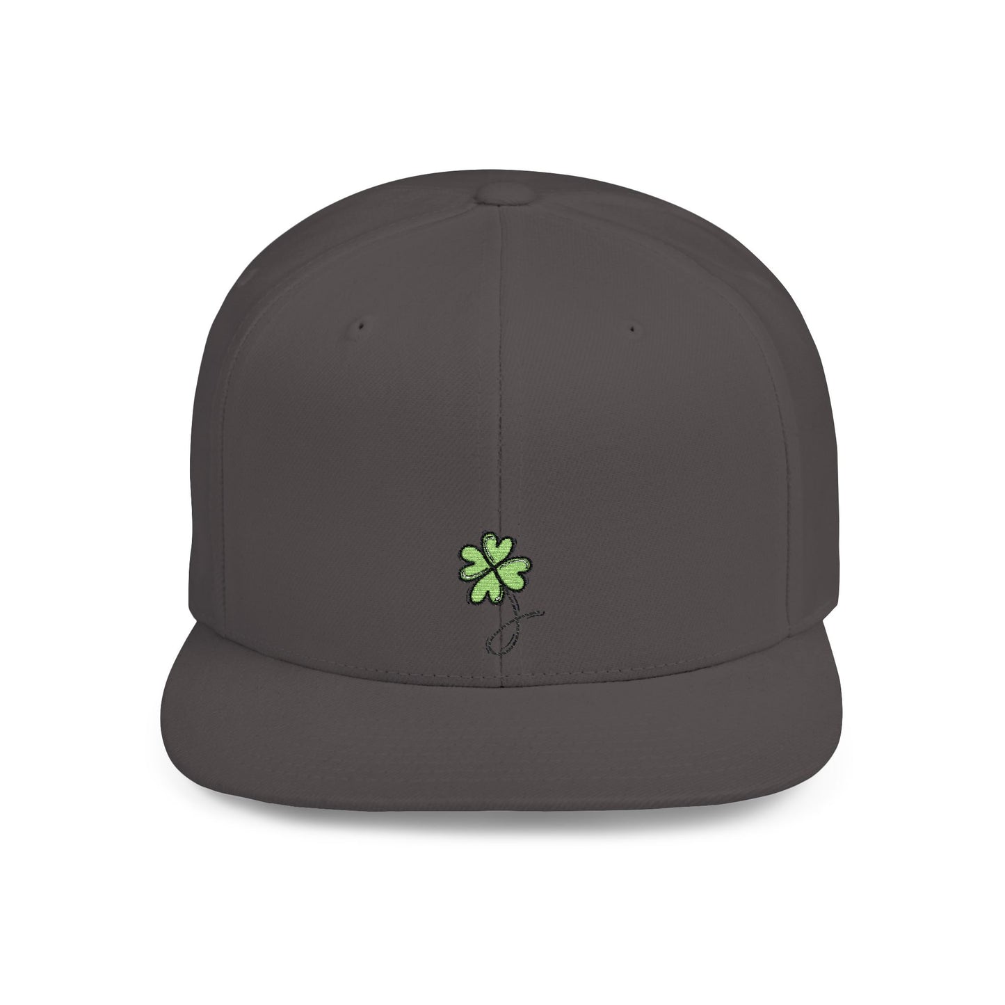 Icons Embroidered Leaf Flat Bill Snapback – Lightweight, Custom Fit, Premium Quality