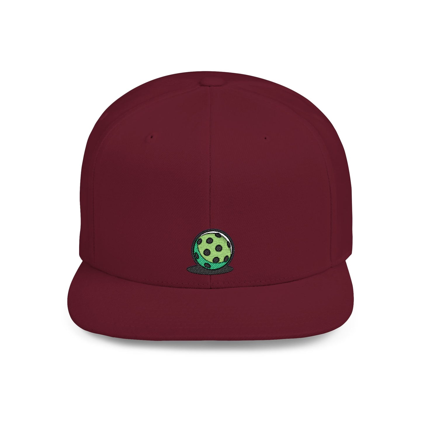 Icons Embroidered Ball Flat Bill Snapback – Lightweight, Custom Fit, Premium Quality